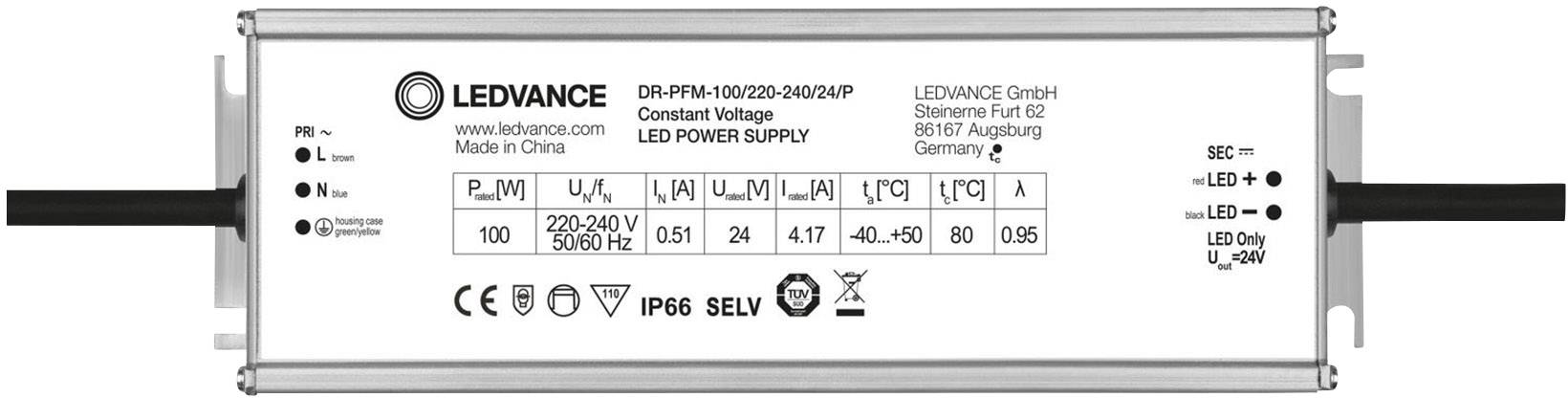 LEDVANCE LED Driver Performance LED-Treiber Konstantspannung 100 W 4170 mA 24 V 1 St.