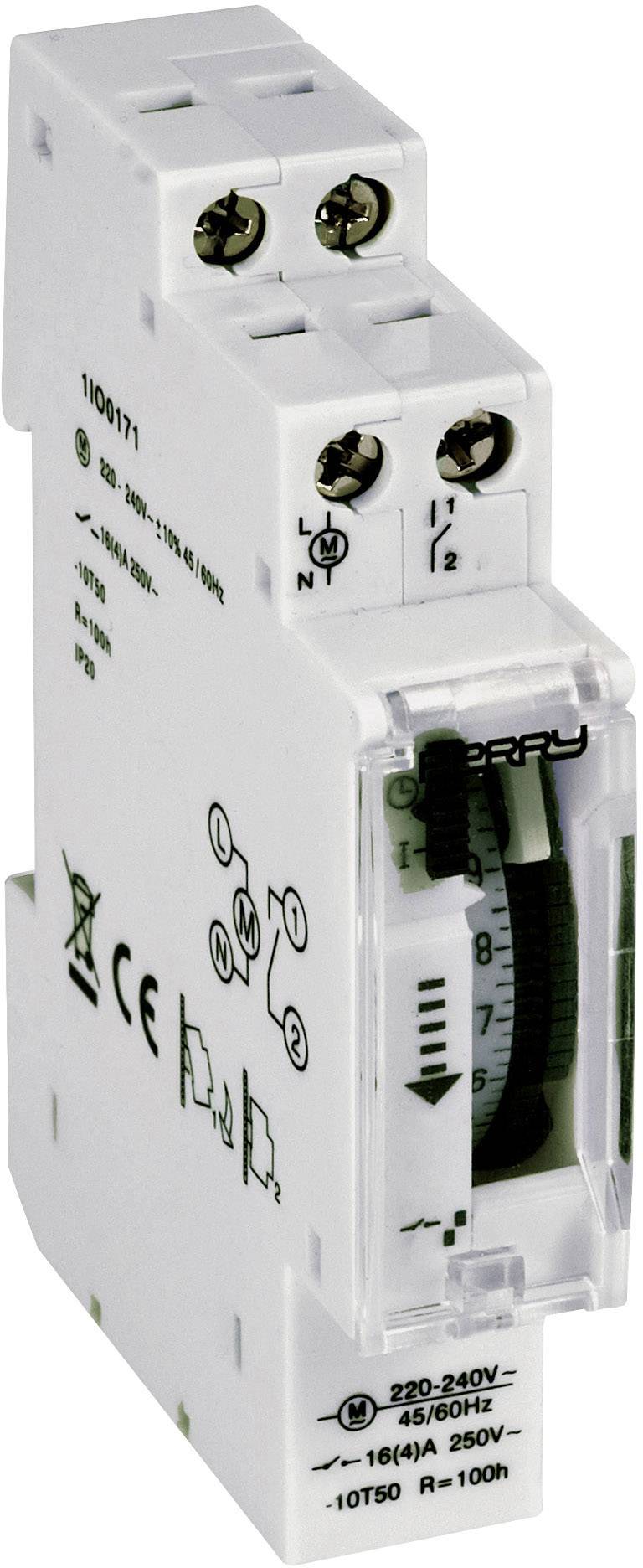 Wallair 1IO0171 Zeitschaltuhr analog Tagesprogramm 3500 W IP20 Gangreserve