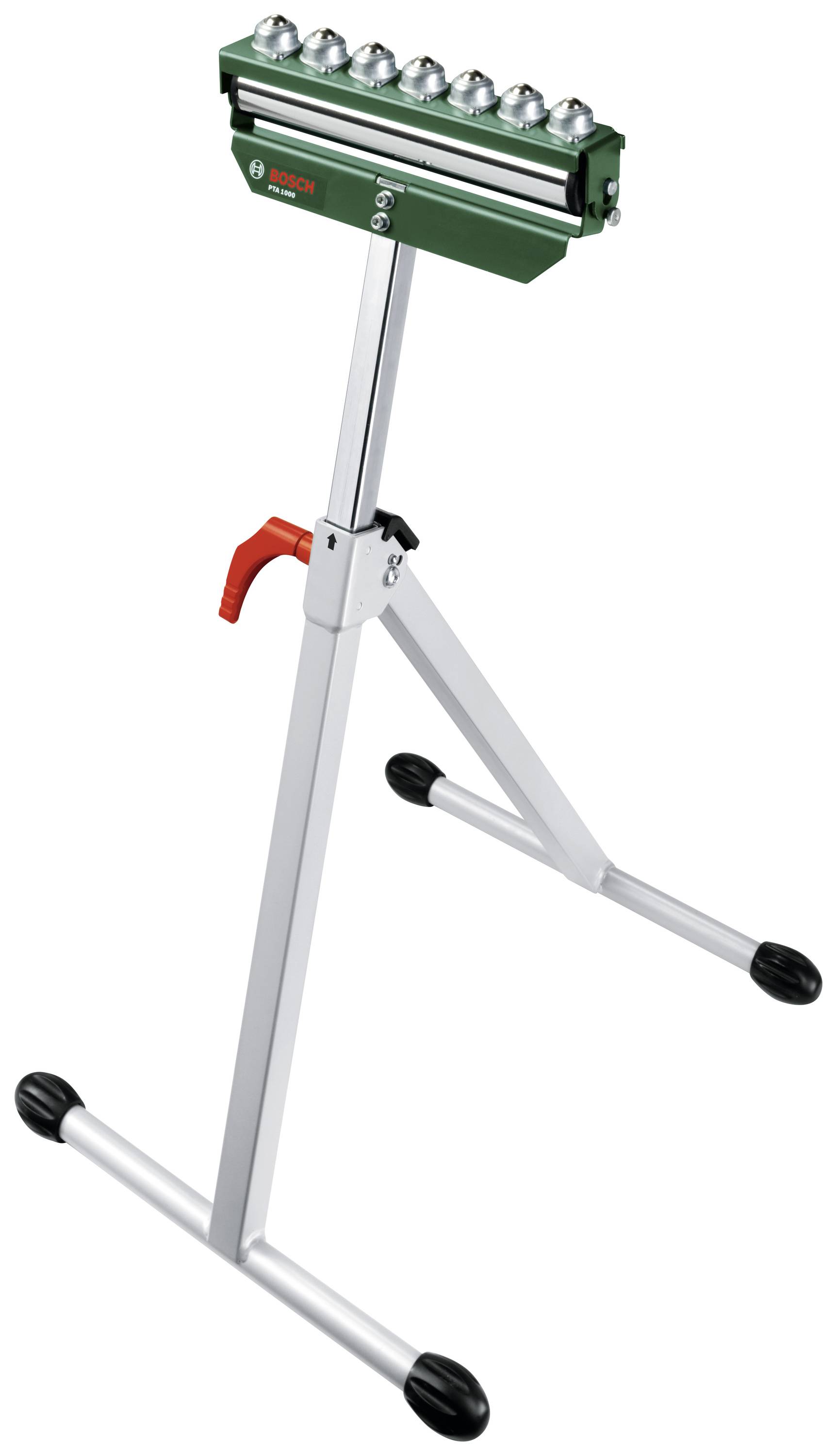 Bosch Home and Garden PTA 1000 Roller Stand 0603B05100 Edelstahl Gerüstbock klappbar, höhenverstellbar 100kg (B x H x T) 79.1
