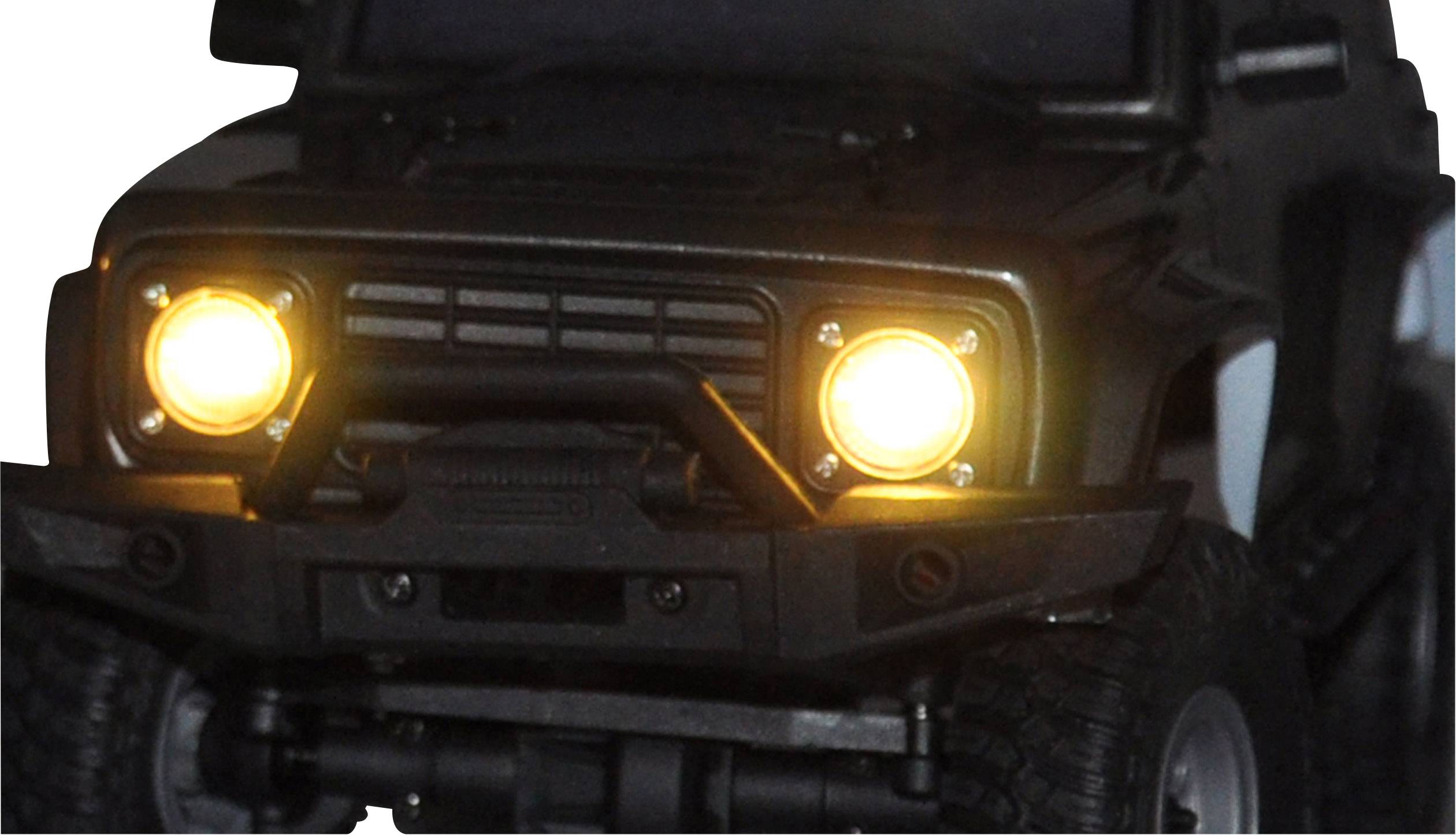 Amewi AMXRock AM18 Scale Brushed 1:18 RC Modellauto Elektro Geländewagen Allradantrieb (4WD) RtR 2,4GHz inkl. Akku und Ladekabel