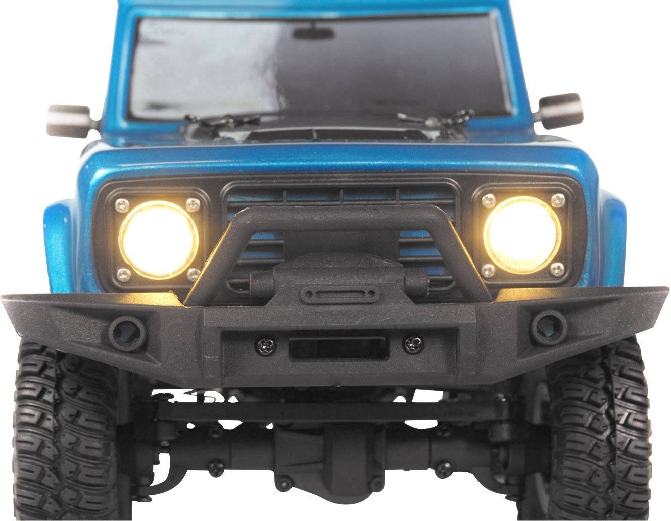 Amewi AMXRock AM18 Scale Brushed 1:18 RC Modellauto Elektro Geländewagen Allradantrieb (4WD) RtR 2,4 GHz inkl. Akku und Ladekabel