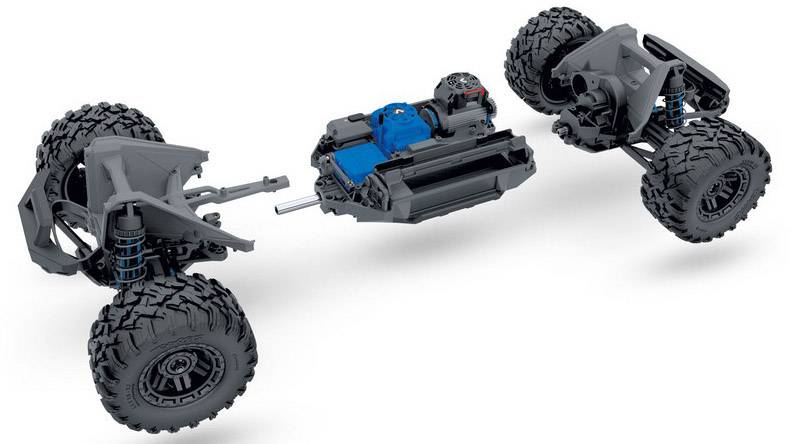 Traxxas Maxx TSM SR Orange Brushless RC Modellauto Elektro Monstertruck Allradantrieb (4WD) RtR 2,4GHz