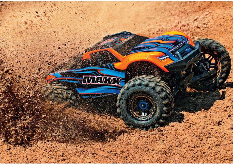 Traxxas Maxx TSM SR Orange Brushless RC Modellauto Elektro Monstertruck Allradantrieb (4WD) RtR 2,4GHz
