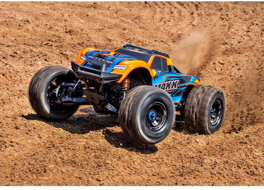 Traxxas Maxx TSM SR Orange Brushless RC Modellauto Elektro Monstertruck Allradantrieb (4WD) RtR 2,4GHz