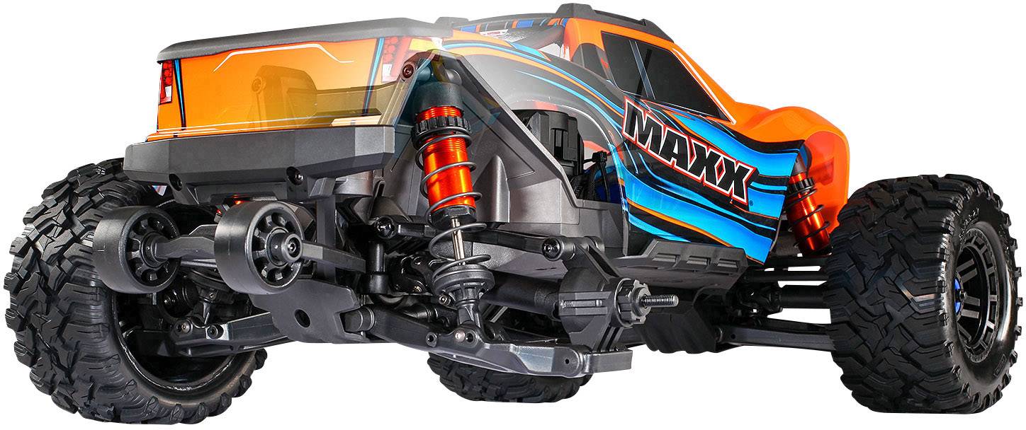 Traxxas Maxx TSM SR Orange Brushless RC Modellauto Elektro Monstertruck Allradantrieb (4WD) RtR 2,4GHz