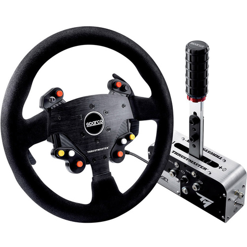 Thrustmaster TM Rally Race Gear Sparco Mod Lenkrad Add-On USB PC, PlayStation 4, Xbox One Schwarz