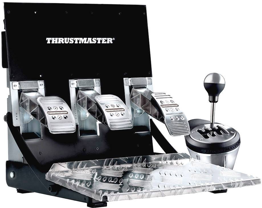 Thrustmaster TH8A & T3PA PRO Race Gear Gangschaltung USB PC, PlayStation 3, PlayStation 4, Xbox One Schwarz inkl. Pedale