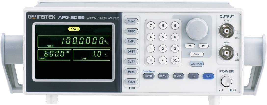 GW Instek AFG-2025 Funktionsgenerator netzbetrieben 0.1Hz - 25MHz 1-Kanal Dreieck, Rechteck, Sinus