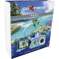 GoXtreme Reef Blue Digitalkamera 24 Megapixel Blau Full HD Video, Wasserdicht bis 3 m, Unterwasserkamera, Stoßfest, mit GoXtreme Reef Blue Digitalkamera 24 Megapixel Blau Full HD Video, Wasserdicht bis 3 m, Unterwasserkamera, Stoßfest, mit