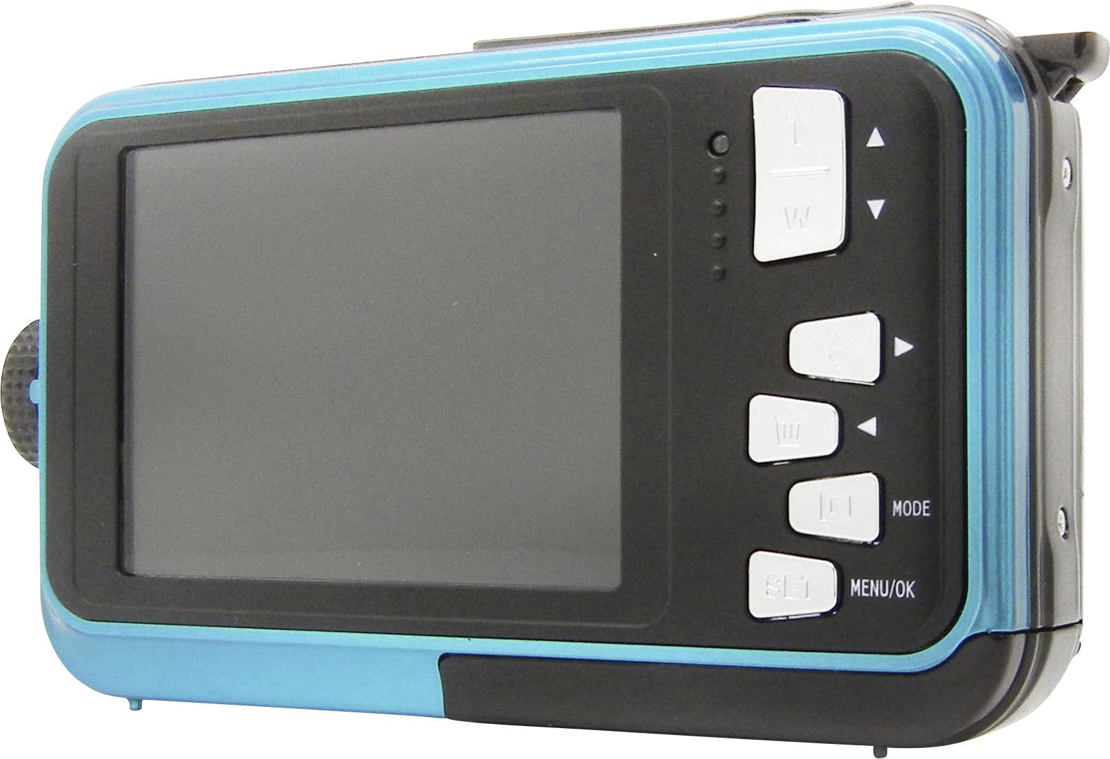 GoXtreme Reef Blue Digitalkamera 24 Megapixel Blau Full HD Video, Wasserdicht bis 3 m, Unterwasserkamera, Stoßfest, mit