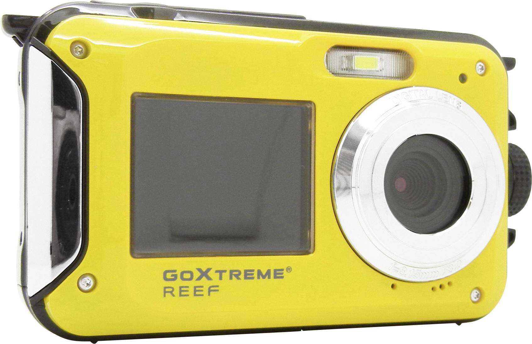 GoXtreme Reef Yellow Digitalkamera 24 Megapixel Gelb Full HD Video, Wasserdicht bis 3 m, Unterwasse