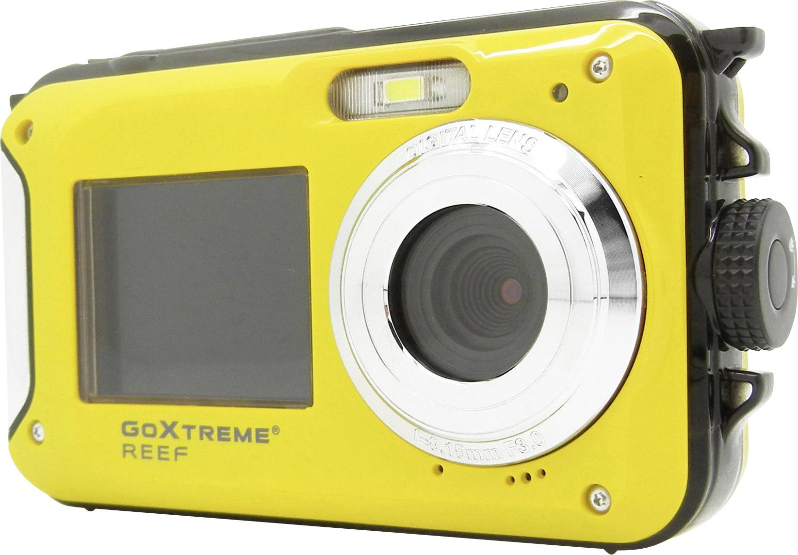 GoXtreme Reef Yellow Digitalkamera 24 Megapixel Gelb Full HD Video, Wasserdicht bis 3 m, Unterwasse