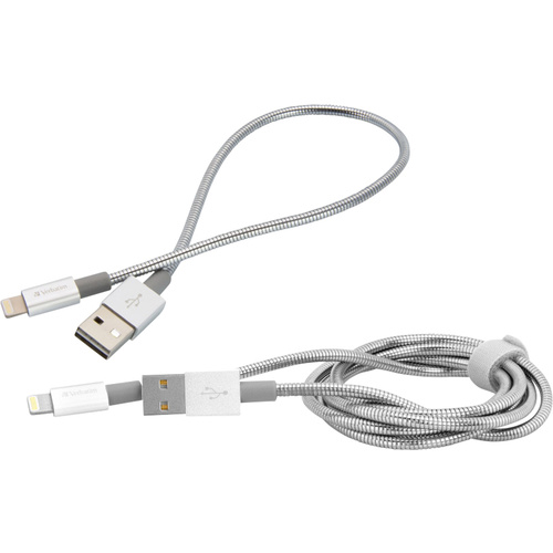 Verbatim Apple iPad/iPhone/iPod Anschlusskabel [2x Apple Lightning-Stecker - 2x USB 2.0 Stecker A]