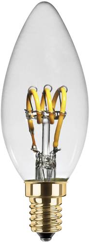 LED EEK A (A++ - E) E14 Kerzenform 2.7W = 9W Warmweiß (Ø x L) 35mm x 100mm dimmbar 1St.