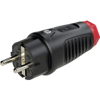 PCE 0512-sr Schutzkontaktstecker Vollgummi, Thermoplast 250V Schwarz, Rot IP54 PCE 0512-sr Schutzkontaktstecker Vollgummi, Thermoplast 250V Schwarz, Rot IP54