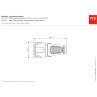 PCE 2510-sr Schutzkontaktkupplung Gummi, Thermoplast 250V Schwarz, Rot PCE 2510-sr Schutzkontaktkupplung Gummi, Thermoplast 250V Schwarz, Rot