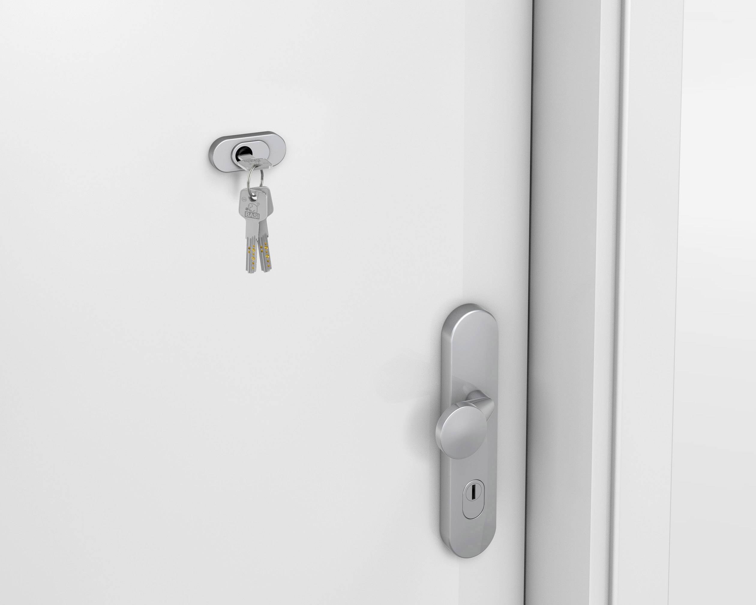 Basi 1200-0108 Panzerriegel Edelstahl-Optik