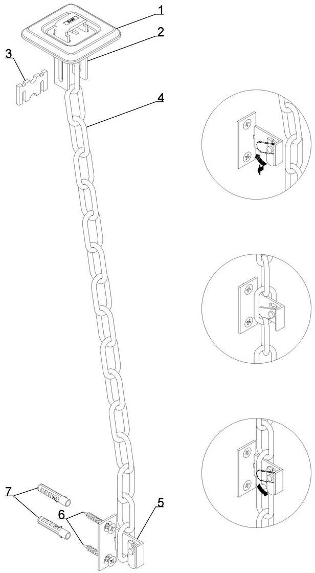 Basi 1620-0070 Gitterrostsicherung