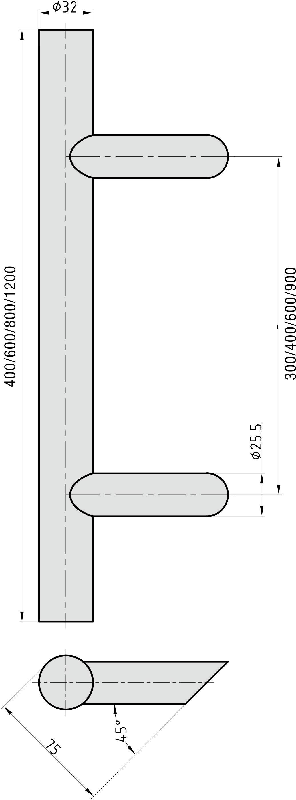 Basi 7000-0006 Stoßgriff