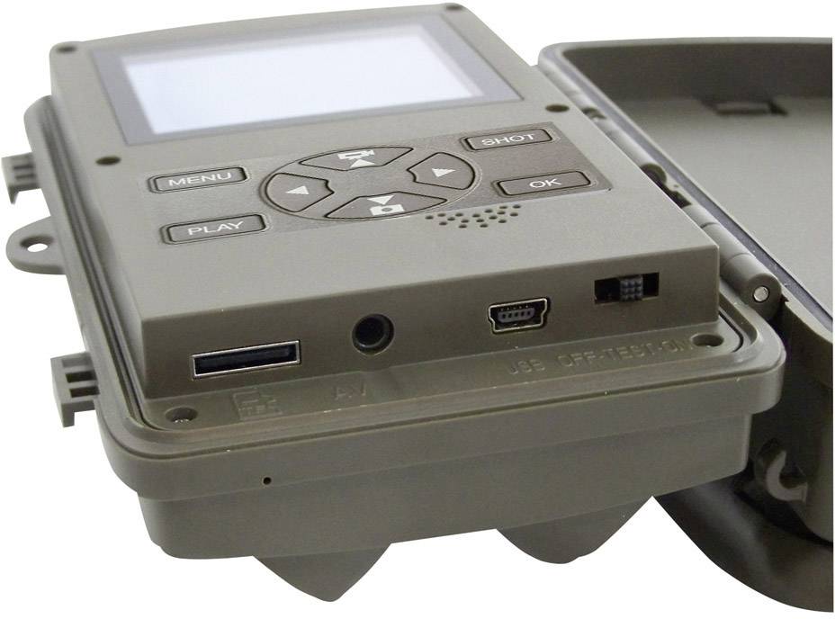 Berger & Schröter Wifi 4K Full HD 20MP Wildkamera Black LEDs, Tonaufzeichnung, WLAN, Zeitrafferfunktion Camouflage Grün