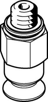 FESTO Vakuumsauger VAS-8-M5-NBR 34588 Nennweite (Details) 2mm