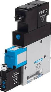FESTO Vakuumsaugdüse VADMI-140-P 162530 26.4 V/DC G 1/8, Schalldämpfer Nennweite (Details) 1.4 mm Gehäusematerial Aluminium-Knetlegierung Dichtungs