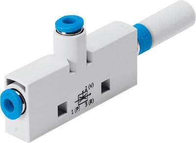 FESTO Vakuumsaugdüse VN-07-H-T3-PQ2-VQ2-RO1 193489 QS-6, Schalldämpfer Nennweite (Details) 0.70mm Gehäusematerial POM