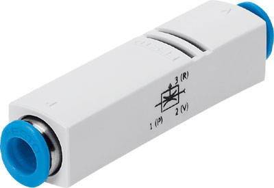 FESTO Vakuumsaugdüse VN-05-M-I3-PQ2-VQ2 193552 QS-6 Nennweite (Details) 0.45mm Gehäusematerial POM Dichtungsmaterial NBR