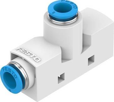 FESTO Vakuumsaugdüse VN-14-L-T4-PQ2-VQ3-RQ3 193565 QS-6, QS-8 Nennweite (Details) 1.4mm Gehäusematerial POM Dichtungsmaterial NBR