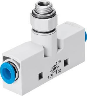 FESTO Vakuumsaugdüse VN-05-L-T3-PQ2-VA4-RQ2 193599 QS-6 Nennweite (Details) 0.45mm Gehäusematerial POM Dichtungsmaterial NBR