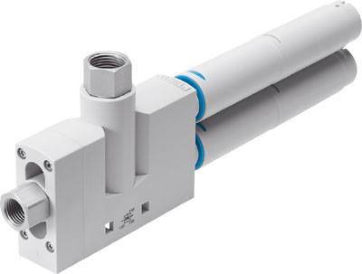 FESTO Vakuumsaugdüse VN-30-H-T6-PI5-VI6-RO2 526142G 1/4, Schalldämpfer Nennweite (Details) 3mm Gehäusematerial POM