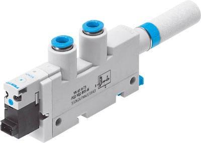 FESTO Vakuumsaugdüse VN-10-H-T3-PQ2-VQ2-RO1-B 532640 26.4 V/DC QS-6, Schalldämpfer Nennweite (Details) 0.95mm Gehäusematerial PA