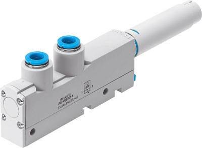 FESTO Vakuumsaugdüse VN-14-H-T4-PQ3-VQ3-RO2-A 532646 QS-8, Schalldämpfer Nennweite (Details) 1.4mm Gehäusematerial PA, POM