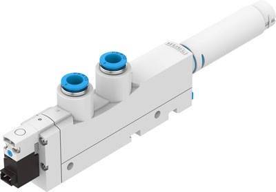 FESTO Vakuumsaugdüse VN-14-L-T4-PQ3-VQ3-RO2-B 532649 26.4 V/DC QS-8, Schalldämpfer Nennweite (Details) 1.4mm Gehäusematerial PA