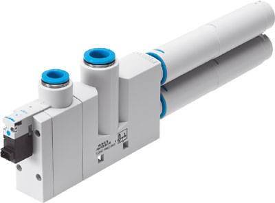 FESTO Vakuumsaugdüse VN-20-H-T6-PQ4-VQ5-RO2-M 532656 26.4 V/DC QS-10, Schalldämpfer Nennweite (Details) 2mm Gehäusematerial PA