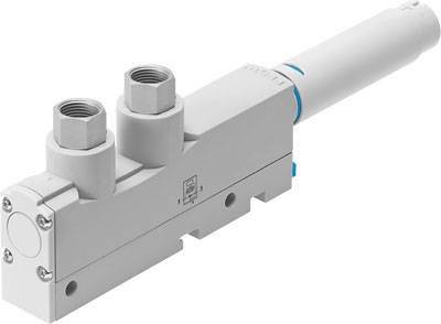 FESTO Vakuumsaugdüse VN-14-H-T4-PI5-VI5-RO2-A 532719G 1/4, Schalldämpfer Nennweite (Details) 1.4mm Gehäusematerial PA, POM