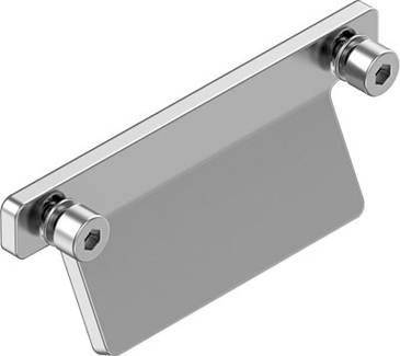 Metallisches Scharnierband mit rechteckiger Platte und zwei Befestigungspunkten, dient zur Stärkung von Tür- oder Fensterverbindungen.
