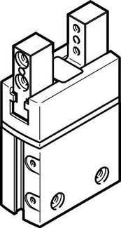 FESTO 1254045 DHPS-16-A-NC Parallelgreifer Gehäusematerial: Aluminium-Knetlegierung 1St.