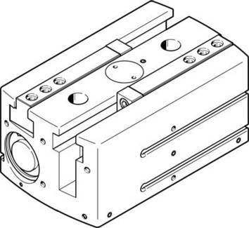 FESTO 3361489 HGPL-40-60-A-B Parallelgreifer Gehäusematerial: Aluminium 1St.