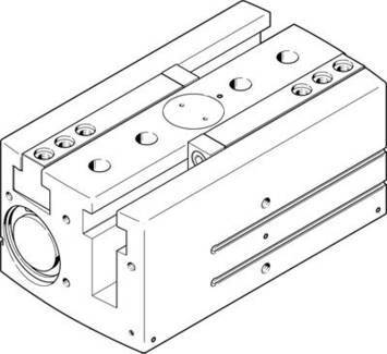 FESTO 3361493 HGPL-63-100-A-B Parallelgreifer Gehäusematerial: Aluminium 1St.