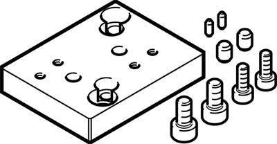 FESTO Adapterbausatz 8081016 EHAM-E20-40-E9-20 1St.