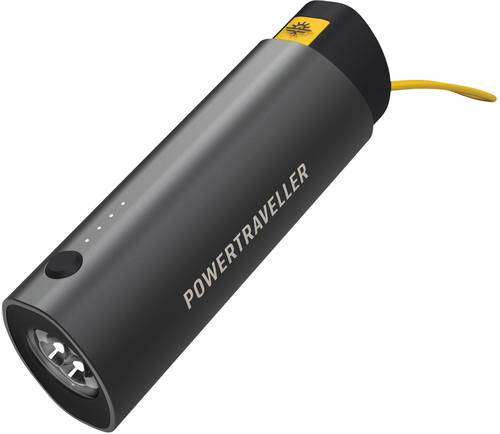 Power Traveller Merlin 15 Powerbank 3350 mAh Li Ion USB A, USB C™ Schwarz Outdoor, Taschenlampe, S  - Onlineshop Voelkner