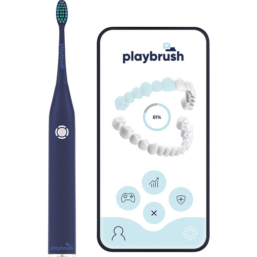 Playbrush Smart One Navy 5162020 Elektrische Zahnbürste Schallzahnbürste Navy