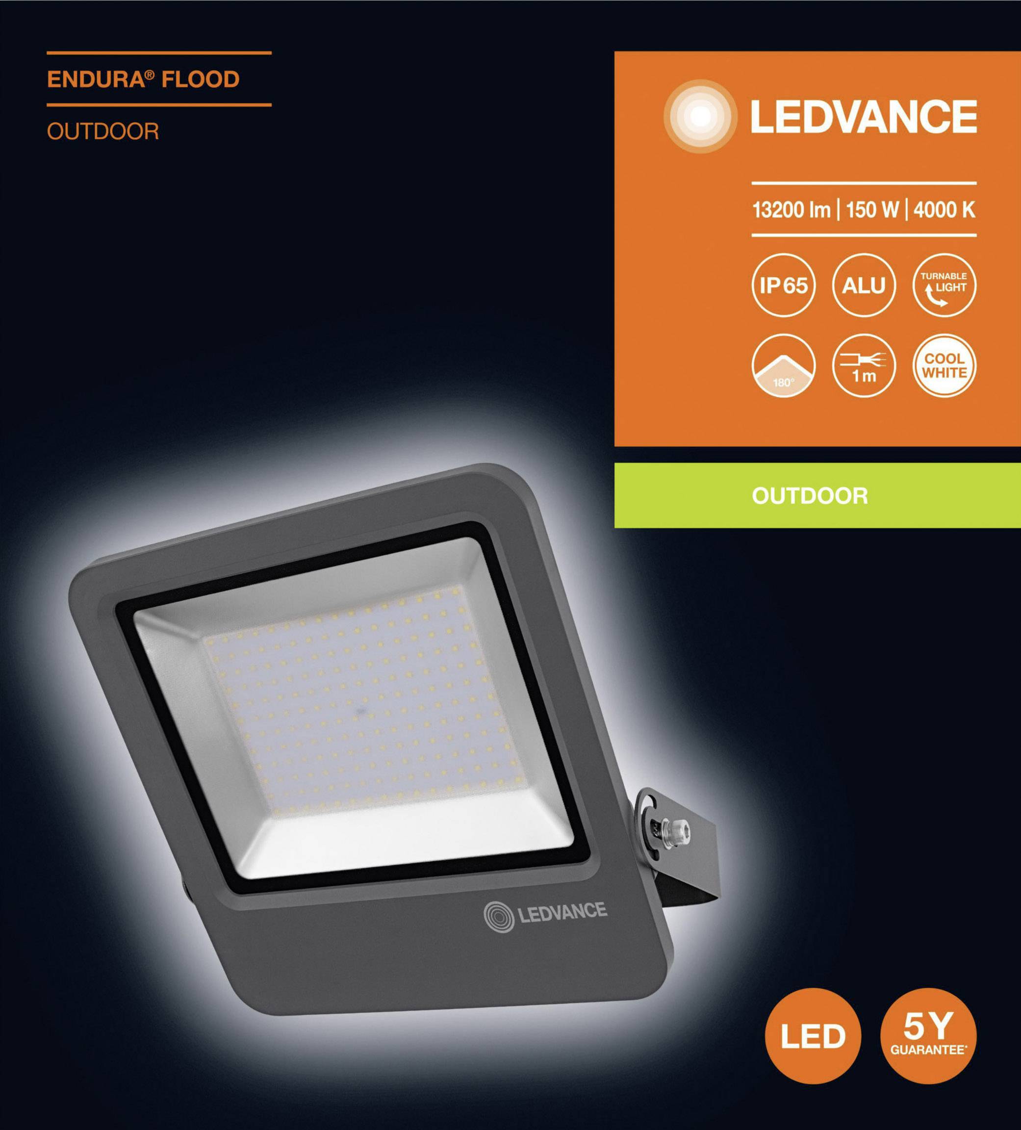 LEDVANCE ENDURA® FLOOD Cool White L 4058075206823 LED-Außenstrahler 150 W