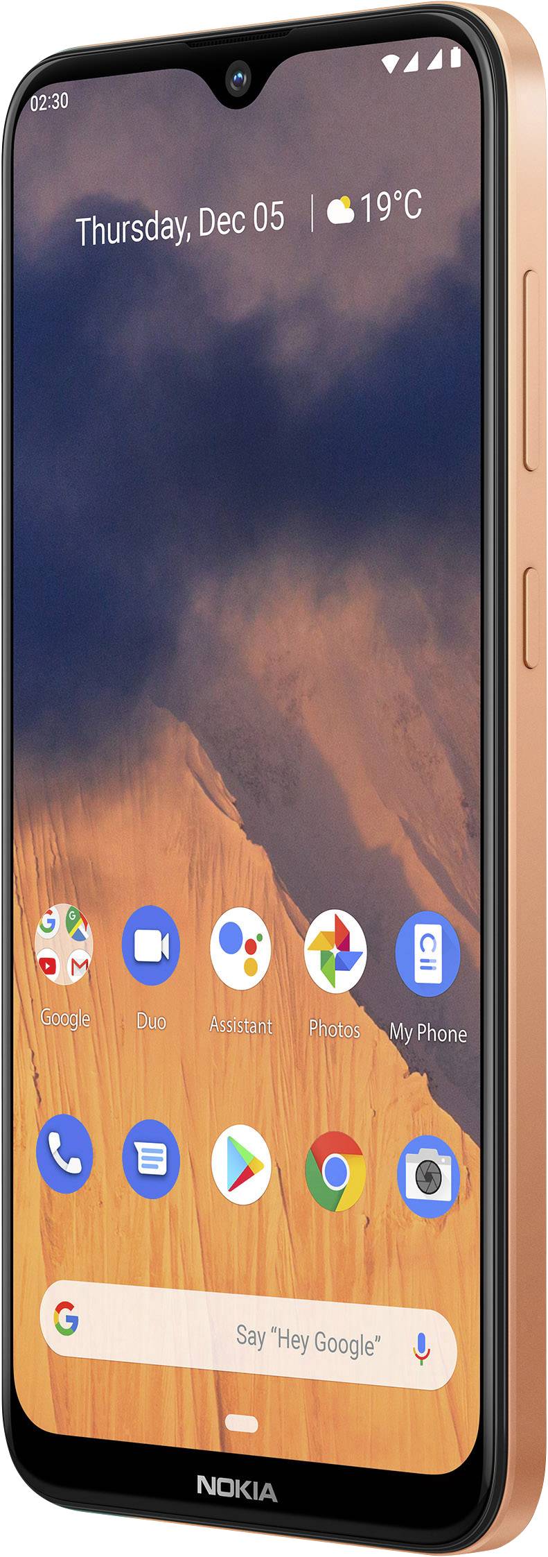 Nokia 2.3 Sand Smartphone 32 GB 15.7 cm (6.2 Zoll) Sand Android™ 9.0 Dual-SIM