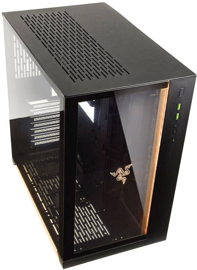 Lian Li PC-O11DRE Midi-Tower Gehäuse Schwarz Seitenfenster, Staubfilter, Integrierte Beleuchtung