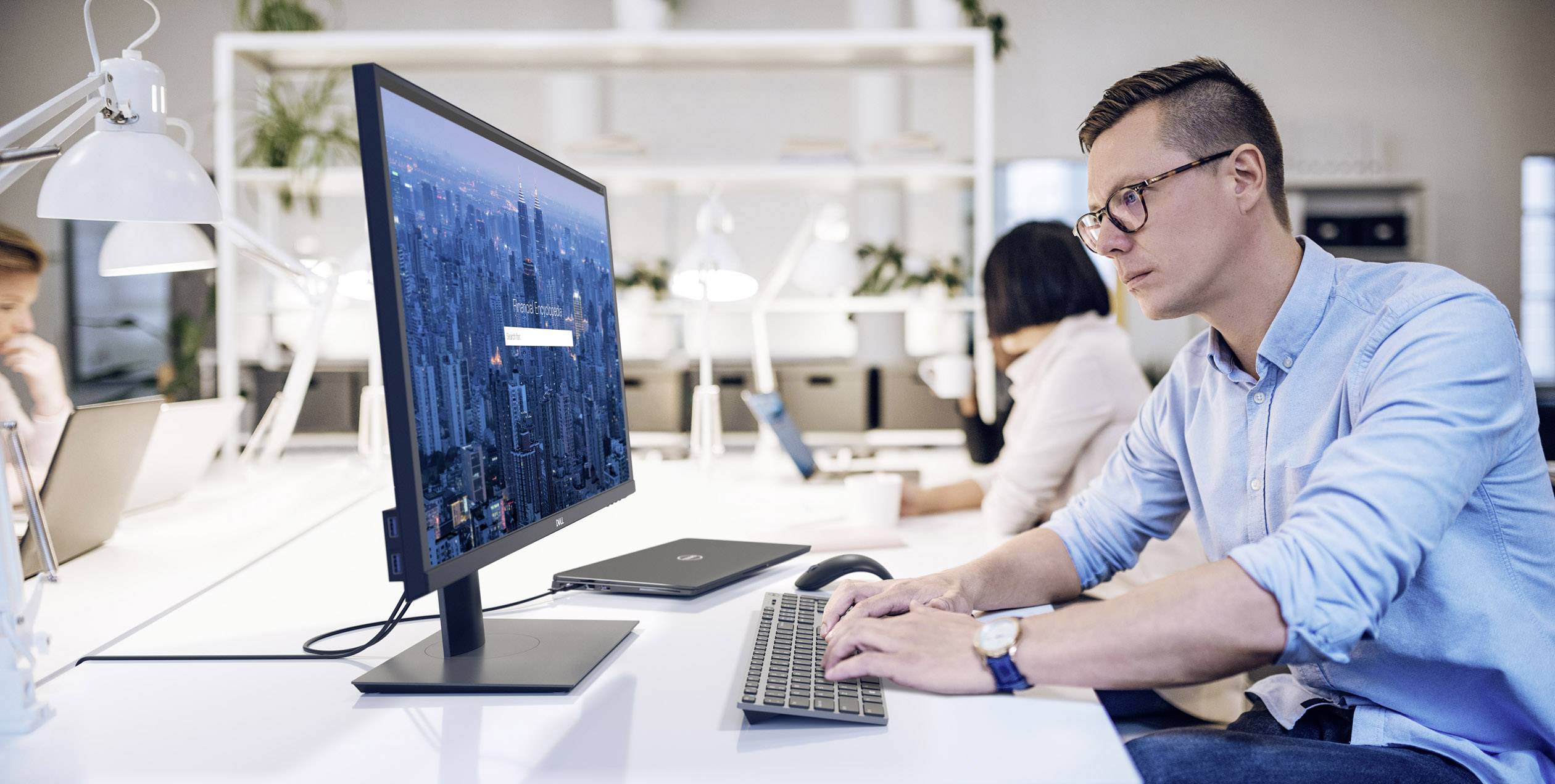 Dell P2720D LED-Monitor EEK E (A - G) 68.6 cm (27 Zoll) 2560 x 1440 Pixel 16:9 5 ms HDMI®, DisplayPort, USB 3.2 Gen 1 (USB 3.0), USB 2.0 IPS LED