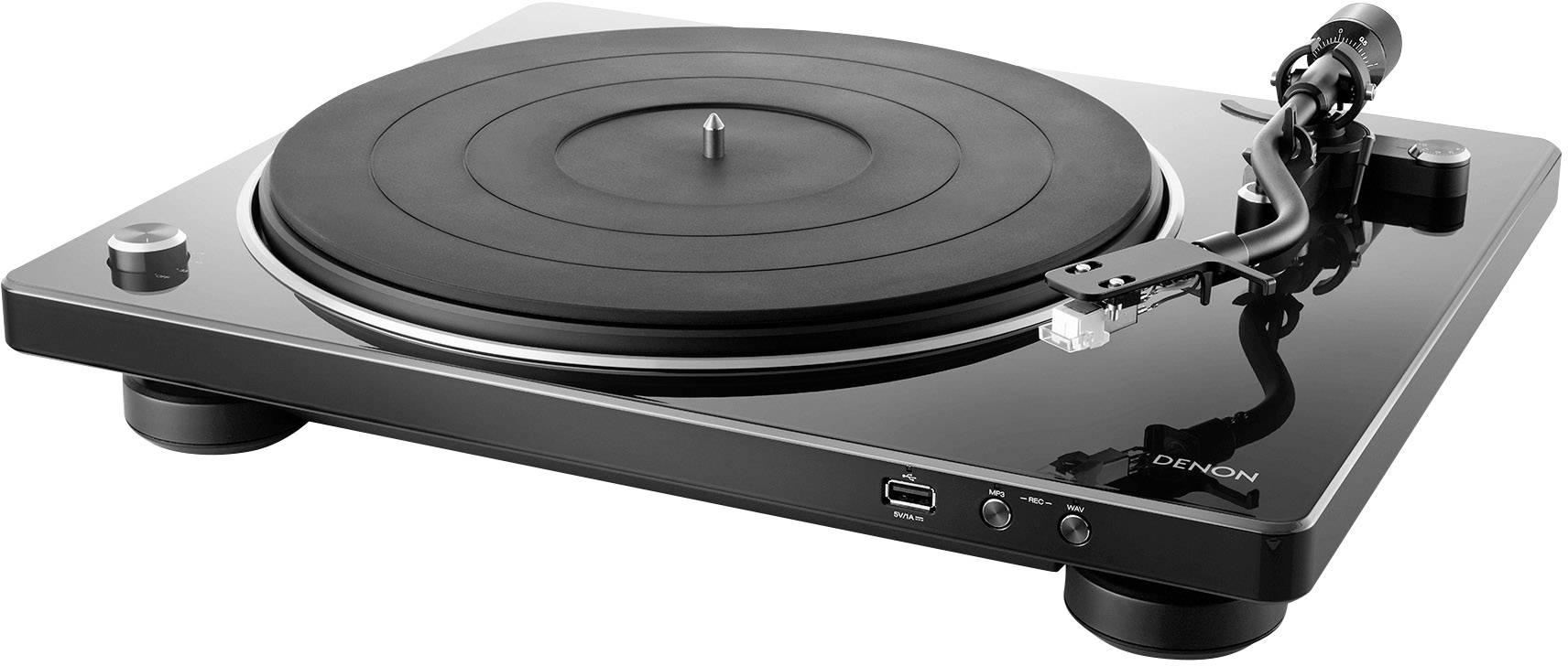 Denon DP450USBBKEM USB-Plattenspieler Riemenantrieb Schwarz