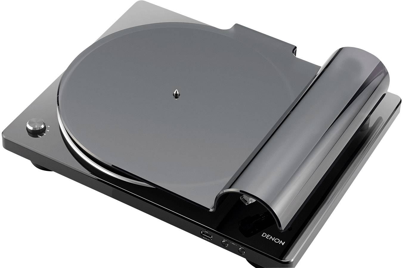 Denon DP450USBBKEM USB-Plattenspieler Riemenantrieb Schwarz