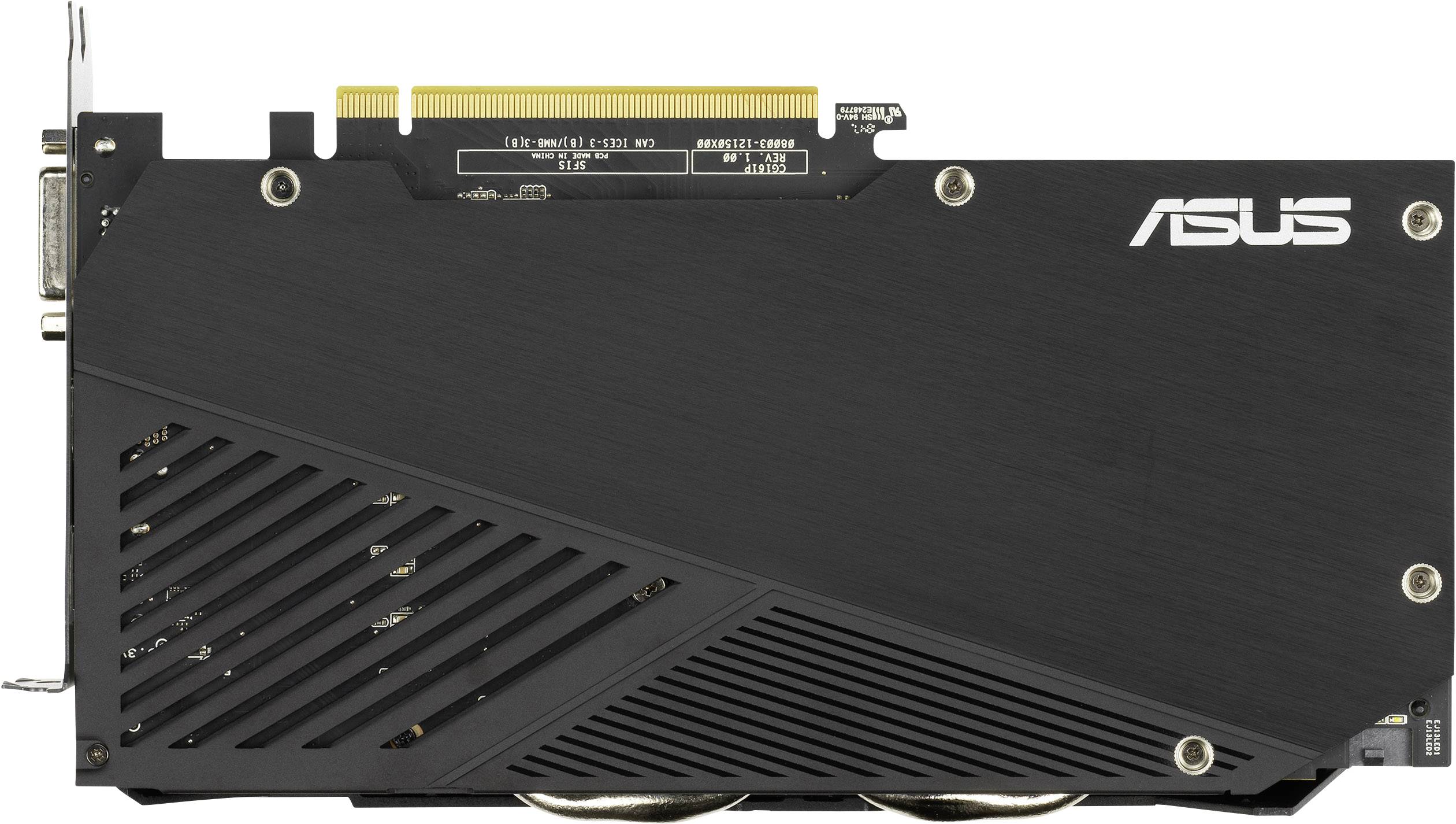 Asus Grafikkarte Nvidia GeForce GTX1660 Super SUPER EVO Overclocked 6 GB GDDR6-RAM PCIe x16 HDMI®, DisplayPort, DVI